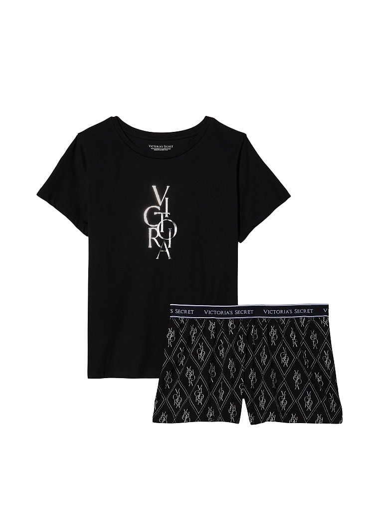 Хлопковая пижама с шортами Cotton Short PJ Set, XS