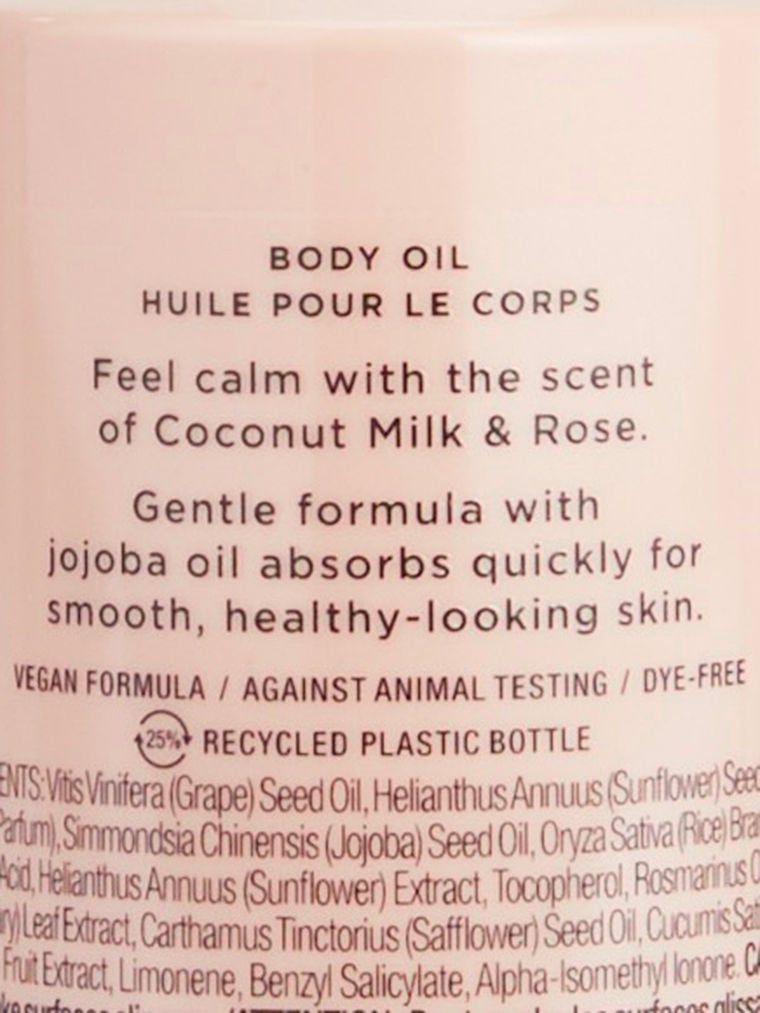Масло для тела Natural Beauty Conditioning Body Oil Coconut Milk & Rose Victoria’s Secret