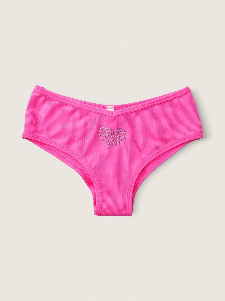 Трусики Victoria’s Secret Pink Cotton Cheekster, S