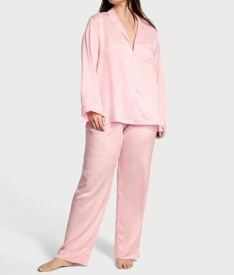 Сатинова піжама glazed satin long pajama set, S