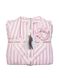 Піжама фланелева Flannel Long PJ Set рожева смужка, L