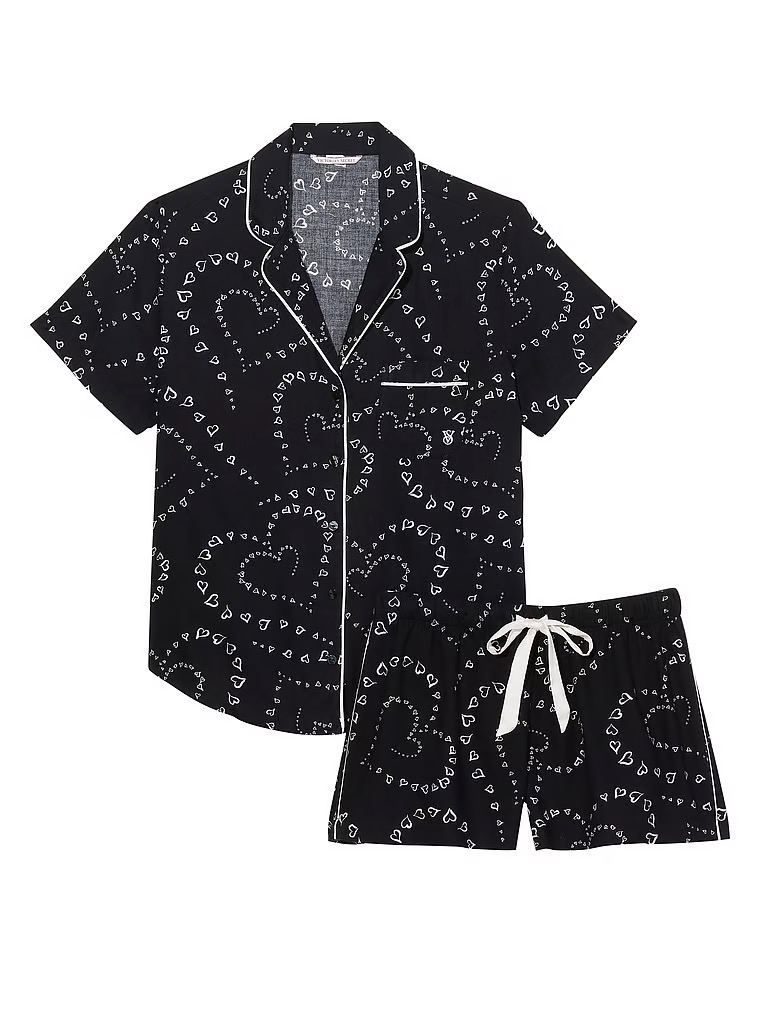 Фланелева піжама flannel short pajama set, M