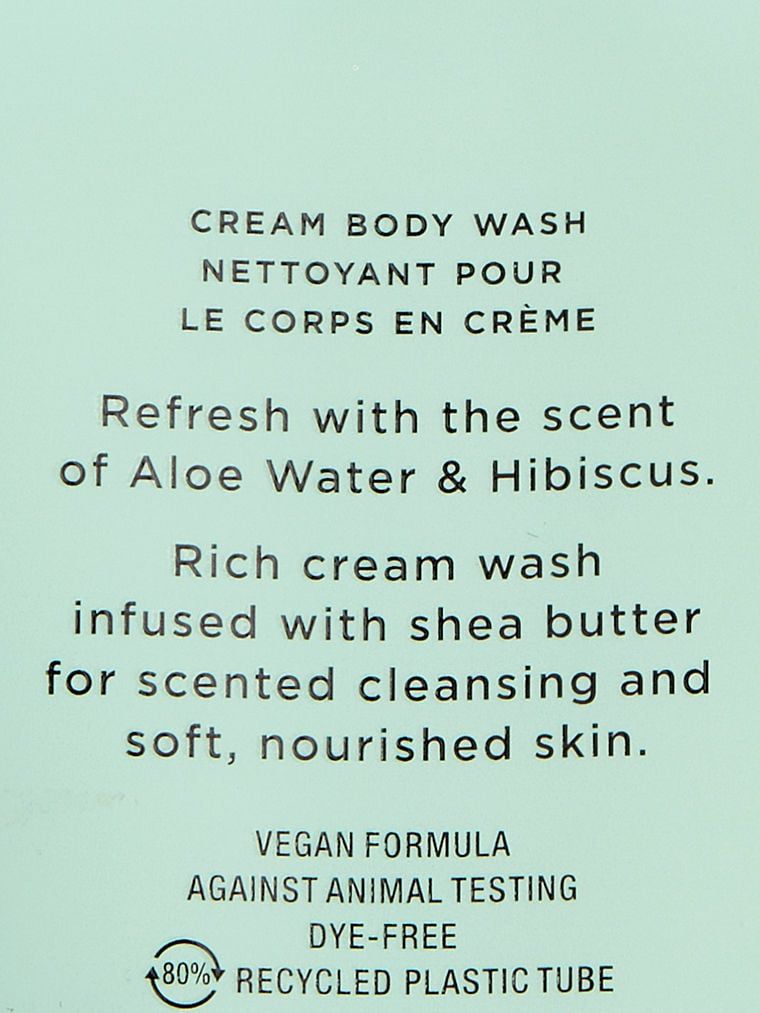 Крем-гель для душа Aloe Water & Hibiscus Natural Beauty Moisturizing Cream Body Wash Victoria’s Secret