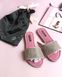 Домашние Тапочки Со Стразами Embellished Velvet Slides Victoria’S Secret Розовые