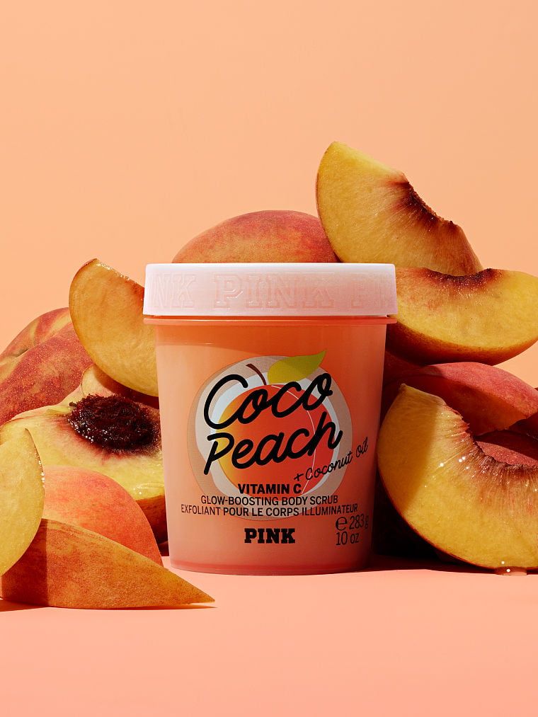 Скраб для тіла Coco Peach Glow Boosting Body Scrub Pink