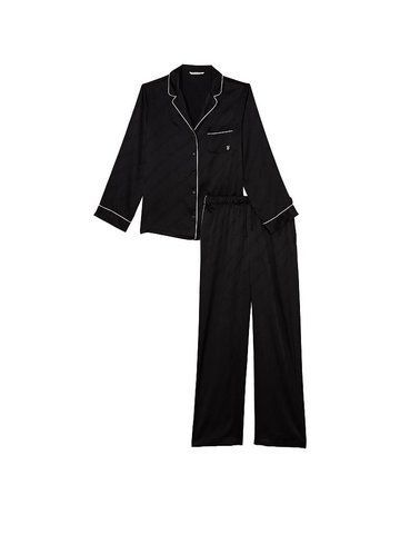 Сатинова піжама Satin Long Pajama Set, XL