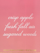 Спрей для тіла dreamy apple orchard