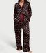 Сатиновая пижама glazed satin long pajama set, M