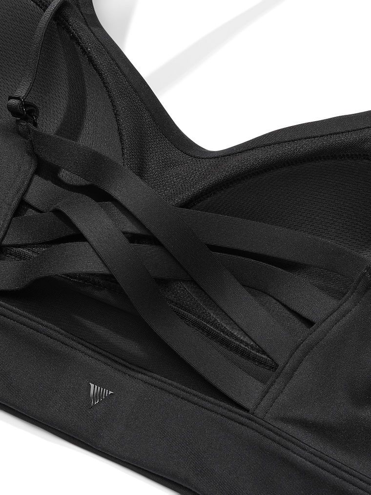 Спортивний топ Allegro Medium-Impact Sports Bra Victoria’s Secret чорного кольору