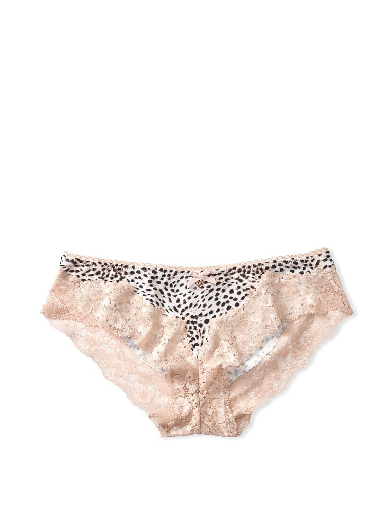 Трусики з колекції Body By Victoria Modal & Lace Bikini Panty Victoria’s Secret леопардові