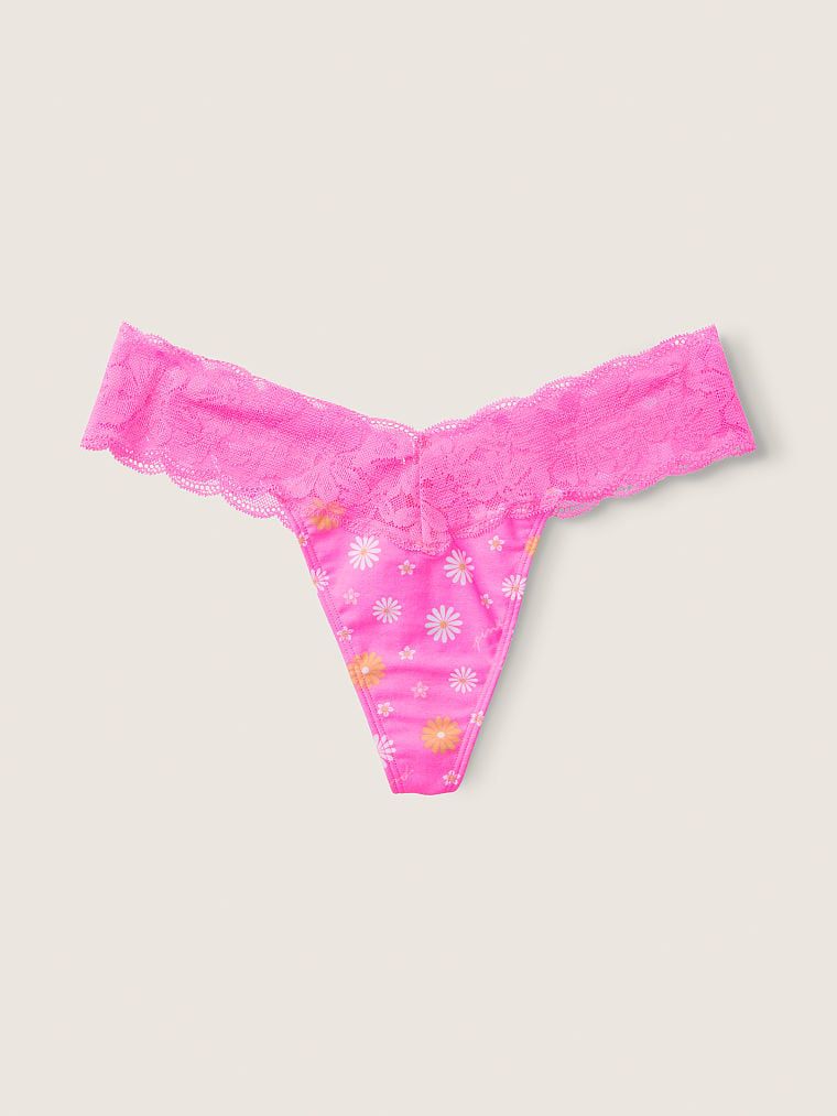 Трусики Lacie Lace-Up Thong Panty Victoria’s Secret, XS