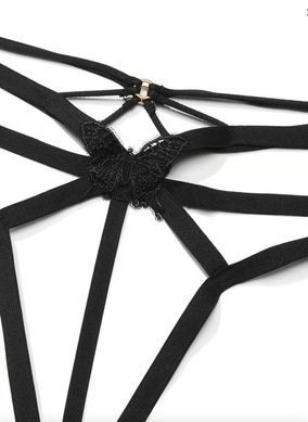Трусики fishnet lace v-string panty, M