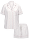 Сатинова піжама satin short pajama set, L