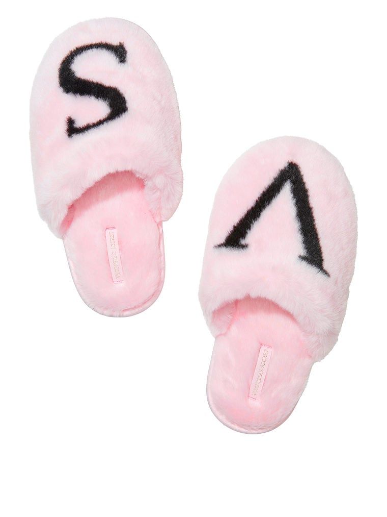 Домашние тапочки closed toe faux fur slipper, S