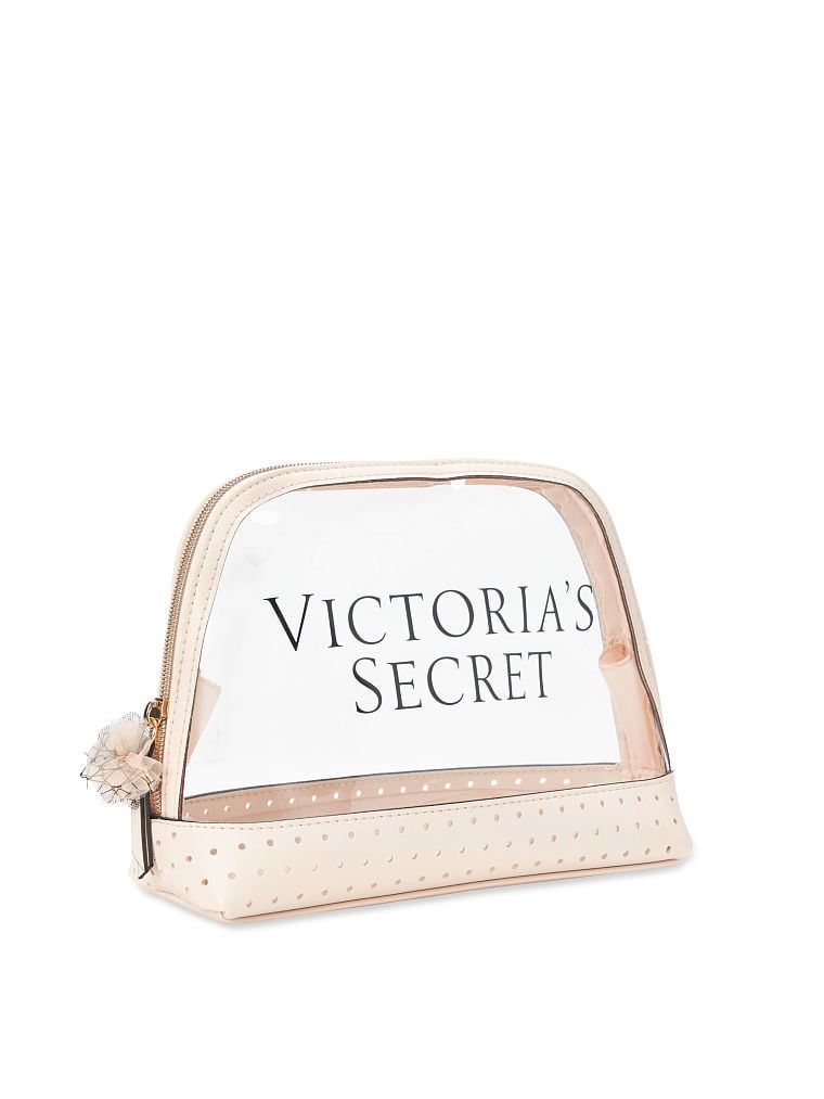Косметичка Laser-Cut Logo Beauty Bag Vanilla Orchid Victoria’s Secret