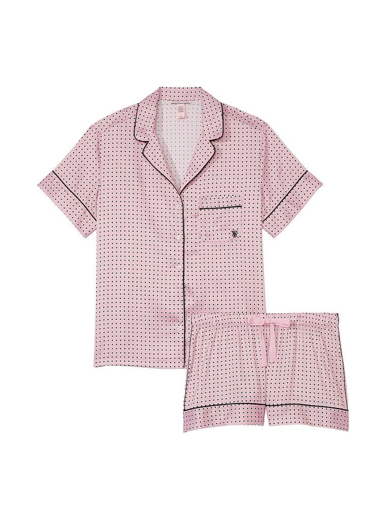 Сатинова піжама satin short pj set з шортами, S