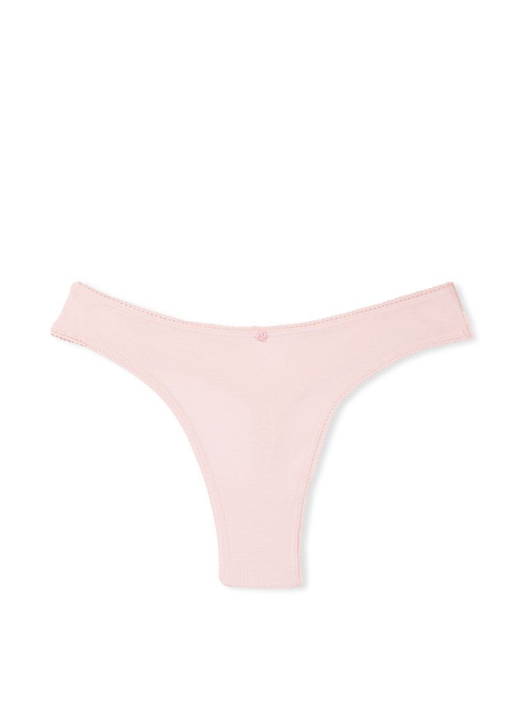 Трусики Cotton Thong Panty Purest Pink Victoria’s Secret, S