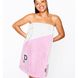 Полотенце для пляжа и спа процедур Victoria’s Secret Monogram Towel розово-белое