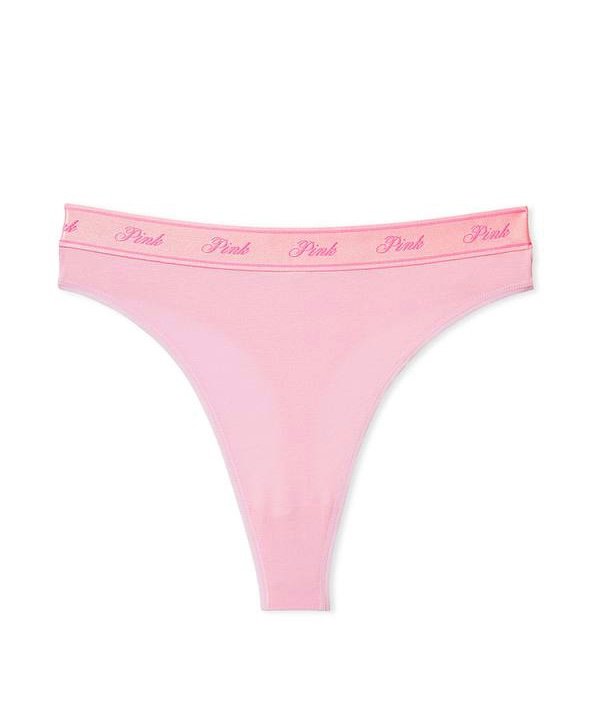 Трусики logo cotton high-waist thong panty, XS