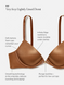 Бюстгальтер shine strap lightly lined low-cut demi bra