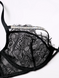 Бюстгальтер со стразами shine strappy unlined lace low-cut demi bra, 32C