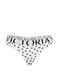 Трусики logo cotton thong panty, L