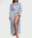 Сатиновый халат satin long robe, XS/S