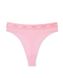 Трусики logo cotton high-waist thong panty, XS