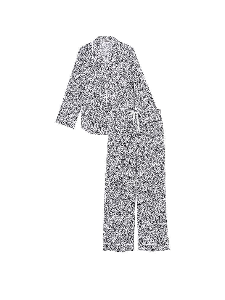 Котонова піжама Cotton Long Pajama Set, S