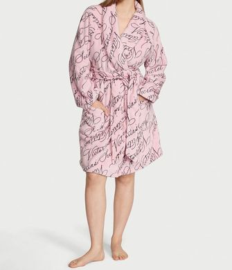 Плюшевый халат short cozy robe, M/L