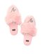 Домашние Тапочки Victoria’s Secret Slippers Shine Logo «V» Розовые