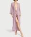 Халат Modal High-Slit Long Robe Pastel Lavender, XS/S