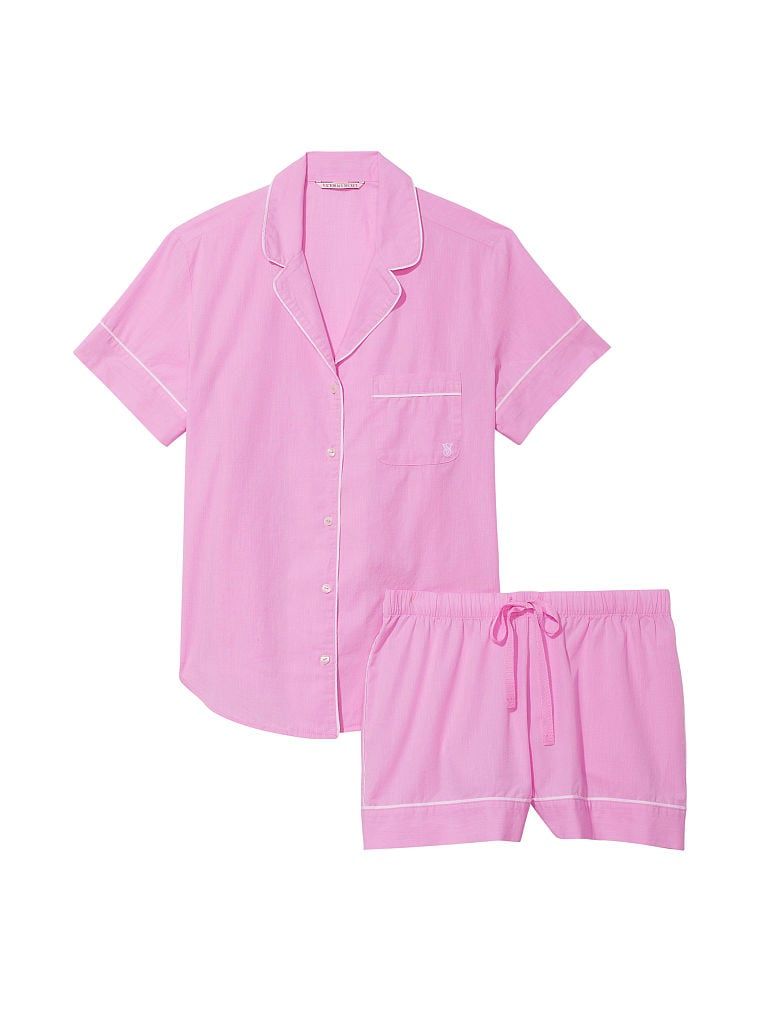Хлопковая пижама Cotton Short Pajama Set с шортами, XS