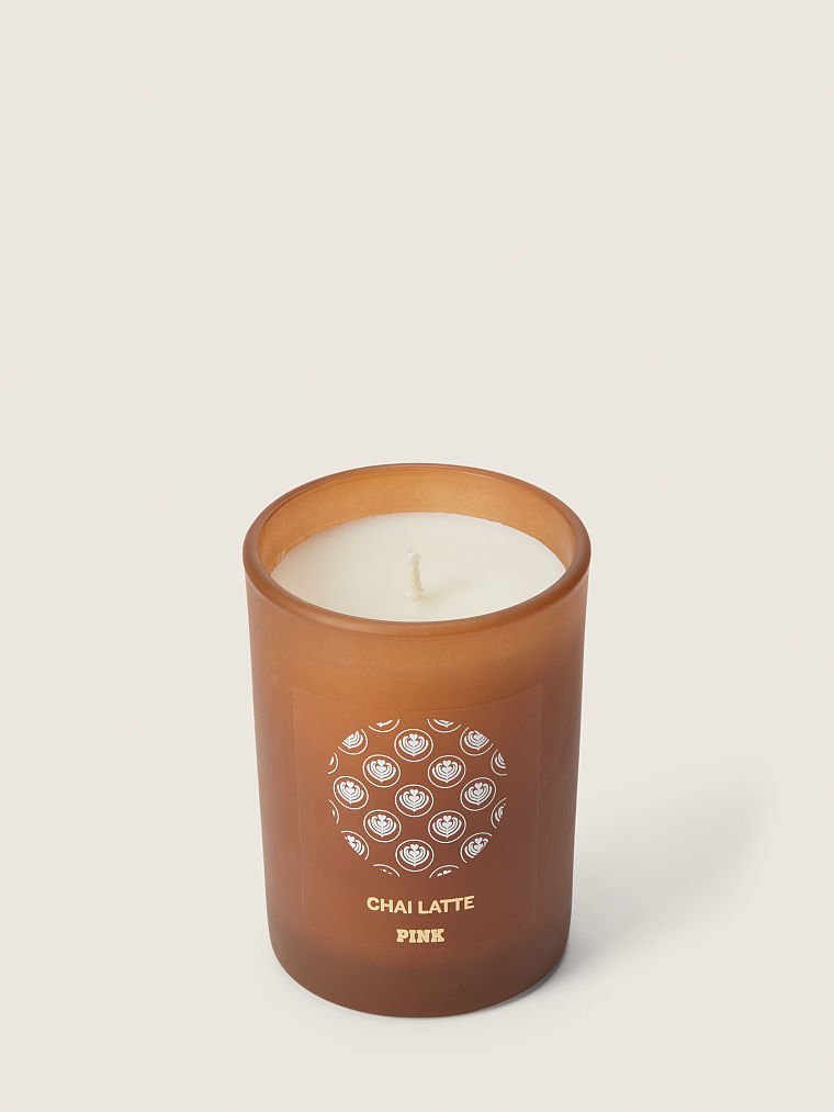 Свеча ароматизированная Scented Candle Chai Latte Pink