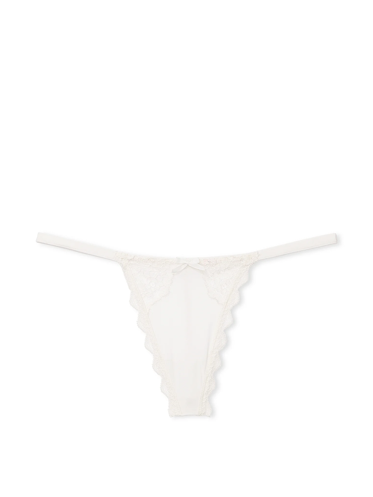 Трусики lace-trim v-string panty, M