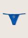 Трусики Pink Victoria’s Secret Cotton Thong V-String Panty синього кольору