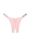 Трусики зі стразами rose lace crotchless brazilian panty, XS