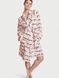 Халат плюшевий Victoria’s Secret Logo Short Cozy Robe Sweet Dreams Stripe